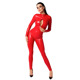 Комбинезон Noir Handmade F353 Red powerwetlook overall - L
