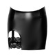 Юбка Noir Handmade F345 Powerwetlook skirt with garter - XXL