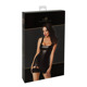 Платье Noir Handmade F344 Powerwetlook dress with garter - 3XL