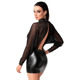 Платье Noir Handmade F348 Powerwetlook and tulle dress - M