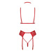 Комплект Kissable Bondage Kiss Set Red L/XL