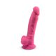 Фаллоимитатор SilexD Johnny Pink (MODEL 1 size 7in) Glow in the dark, двухслойный, силикон+Silexpan
