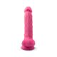Фаллоимитатор SilexD Johnny Pink (MODEL 1 size 7in) Glow in the dark, двухслойный, силикон+Silexpan