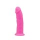 Фаллоимитатор SilexD Robby Pink  (MODEL 2 size 6in) Glow in the dark, двухслойный, силикон+Silexpan
