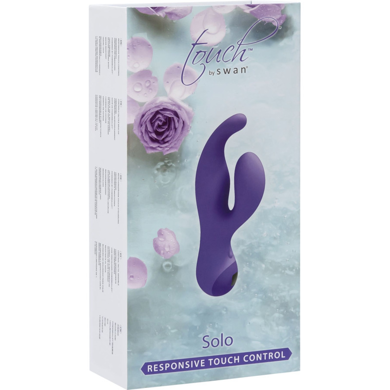 Вібратор-кролик з сенсорним управлінням Touch by SWAN - Solo Purple, глибока вібрація, для точки G Вібратор-кролик з сенсорним управлінням Touch by SWAN - Solo Purple, глибока вібрація, для точки G