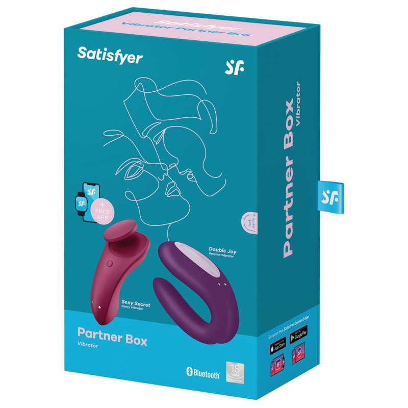 Набор Satisfyer Partner Box 1 (вибратор для пар Double Joy + вибратор в трусики Sexy Secret)