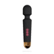 Мини-вибромассажер Dorcel Wand Wanderful Black мощный, водонепроницаемый, 18 режимов работы