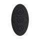 Мини-вибромассажер Dorcel Wand Wanderful Black мощный, водонепроницаемый, 18 режимов работы