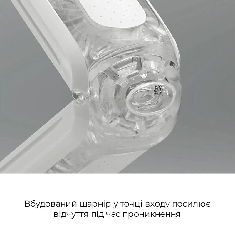 Мастурбатор Tenga Flip Zero White, изменяемая интенсивность стимуляции, раскладной
