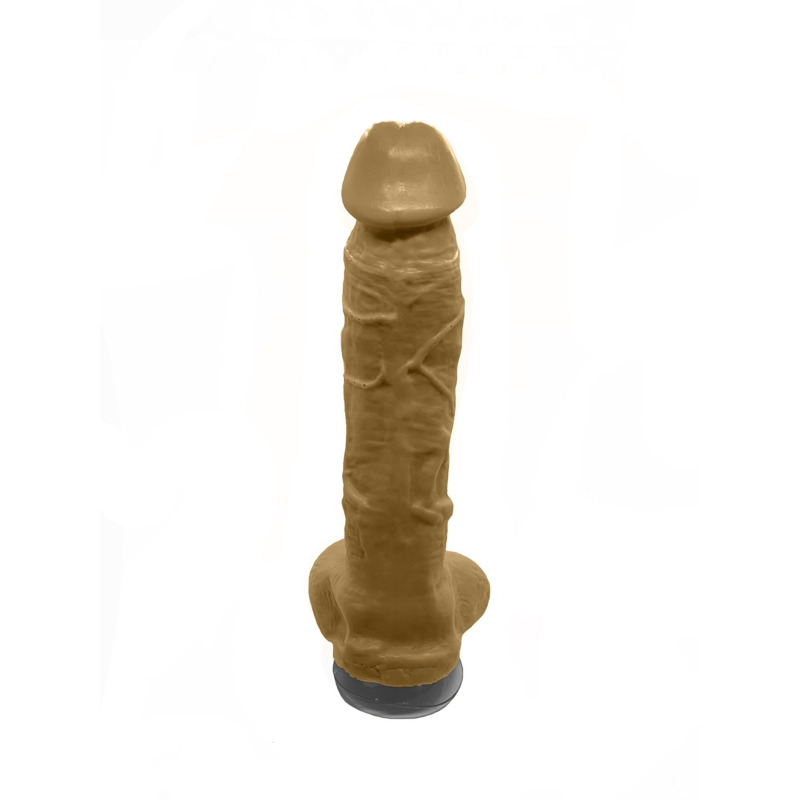 Крафтовое мыло-член с присоской Чистий Кайф Brown size XL, натуральное