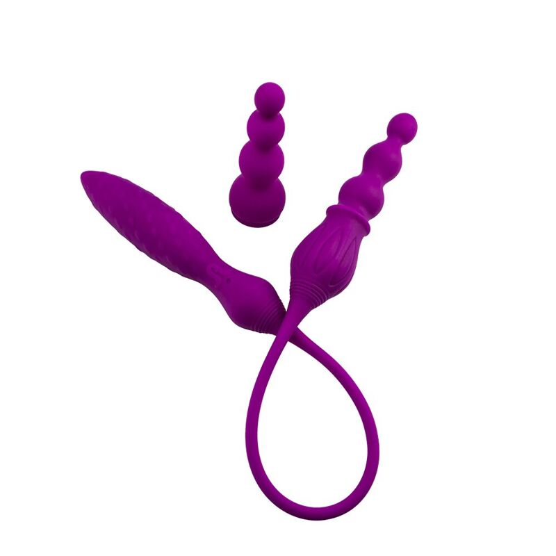 Вибратор двусторонний Adrien Lastic AD-2X с пультом LRS Вибратор двусторонний Adrien Lastic AD-2X с пультом LRS