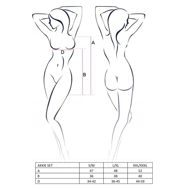 Костюм медсестры Passion AKKIE SET L/XL, white, сорочка, трусики, шапочка