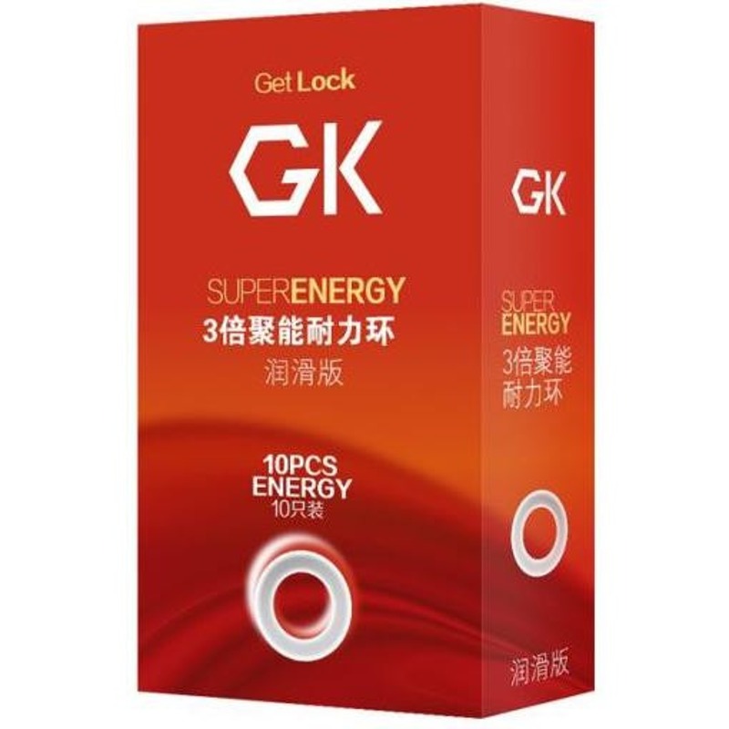 Кольцо эрекционное Chisa Get Lock Super Energy, прозрачное