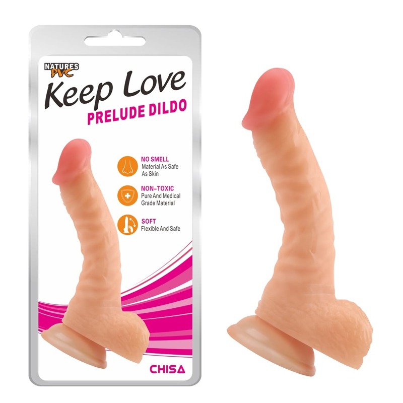 Фалоімітатор реалістичний Chisa Keep Love на присосці, тілесний