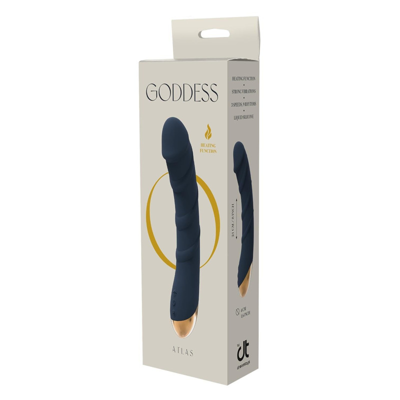 Вибратор с функцией нагрева GODDESS COLLECTION ATLAS