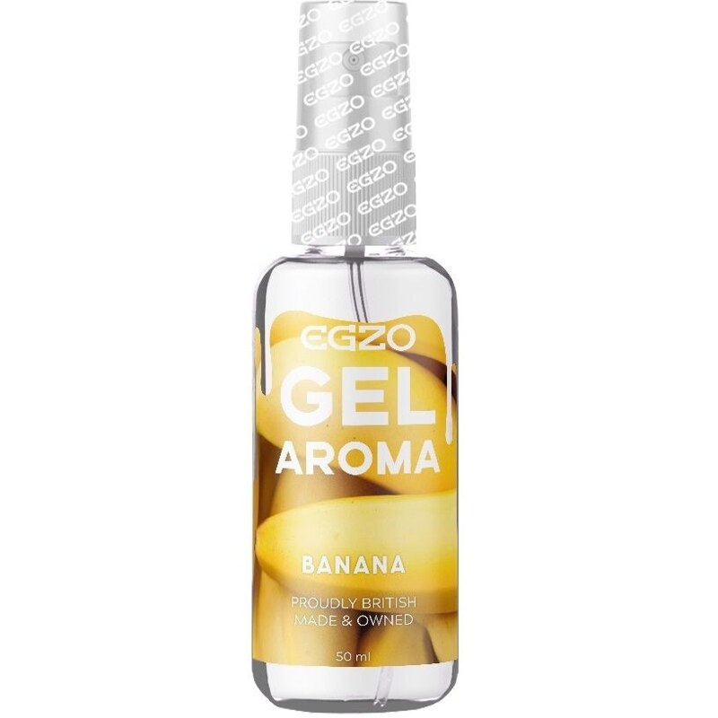 Съедобный гель-лубрикант EGZO AROMA GEL - Банан, 50 мл