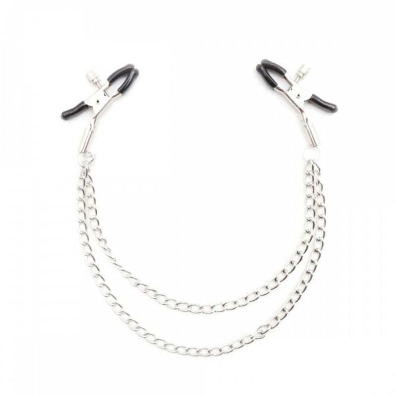 F61313 Зажимы для сосков c двойной цепочкой Loveshop Double Chain