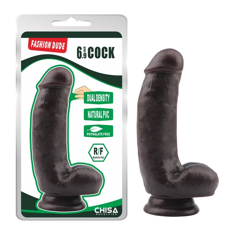 Фалоімітатор реалістичний Chisa Fashion Dude 6.9 Cock, коричневий