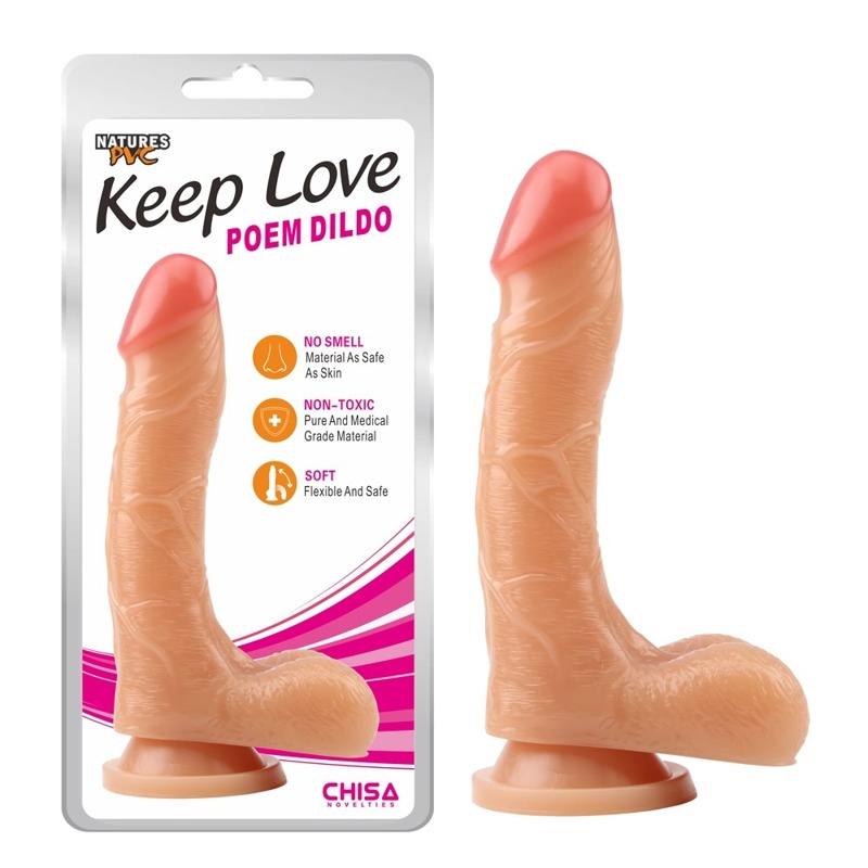 Фалоімітатор реалістичний Chisa Keep Love на присосці, бежевий