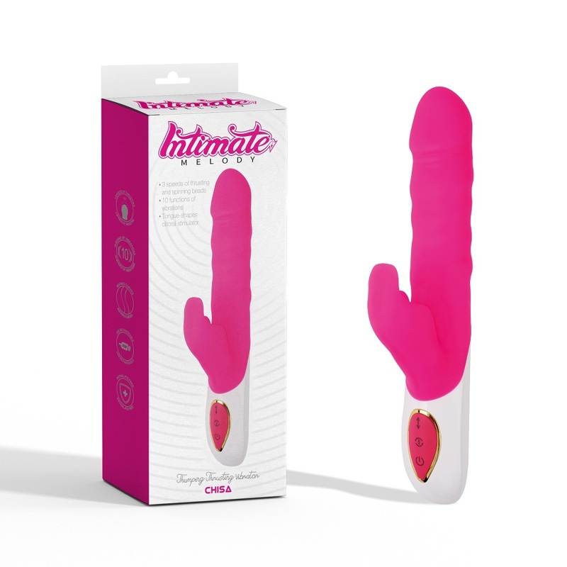 Вібратор з поступальними рухами Chisa Intimate Melody, рожевий