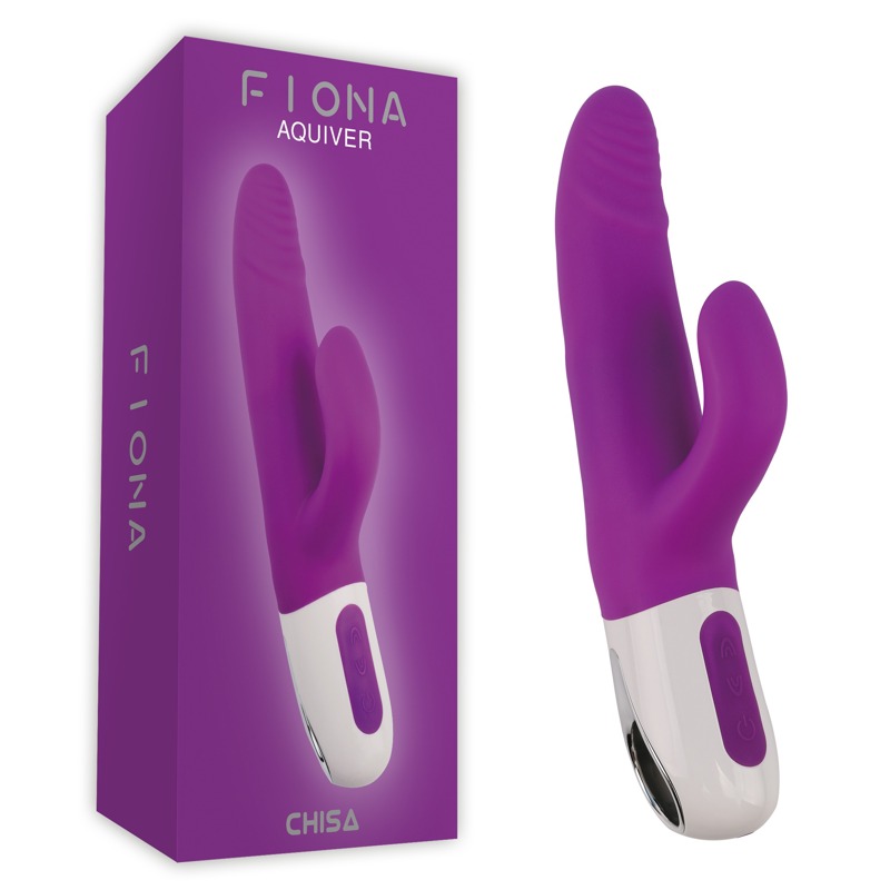 Вібратор кролик Chisa Fiona Royal Scepter з фрикціями, фіолетовий
