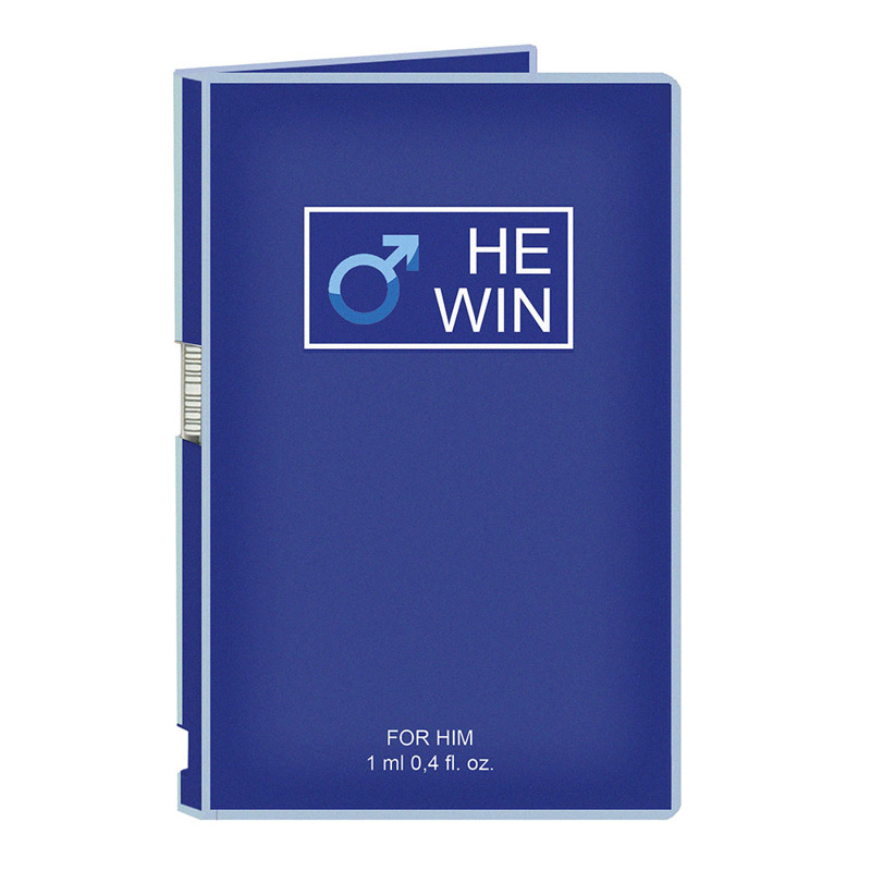 ПРОБНИК Духи мужские с феромонами He Win, 1 мл