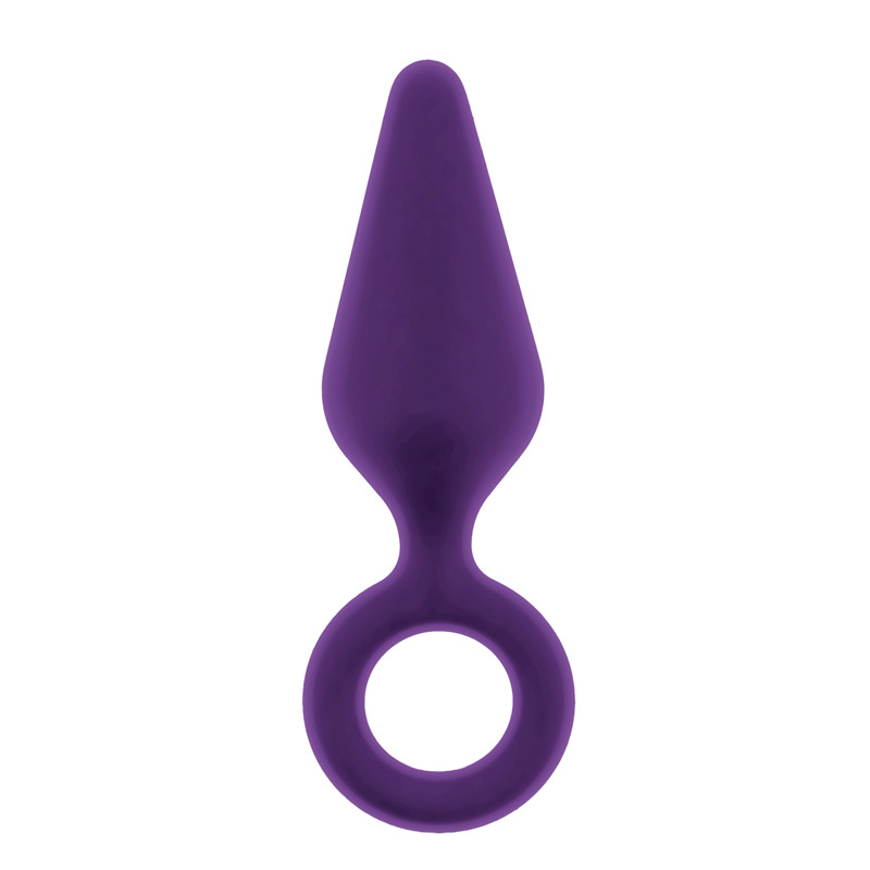 Анальная пробка Dream Toys FLIRTS PULL PLUG MEDIUM PURPLE