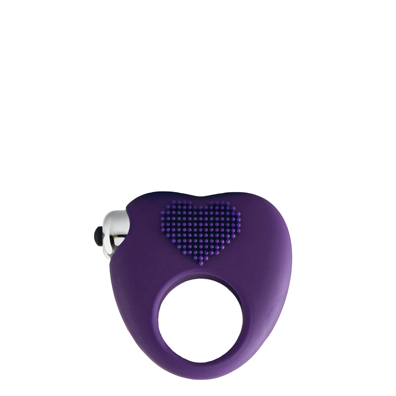 Эрекционное кольцо с вибрацией Dream Toys FLIRTS COCKRING PURPLE