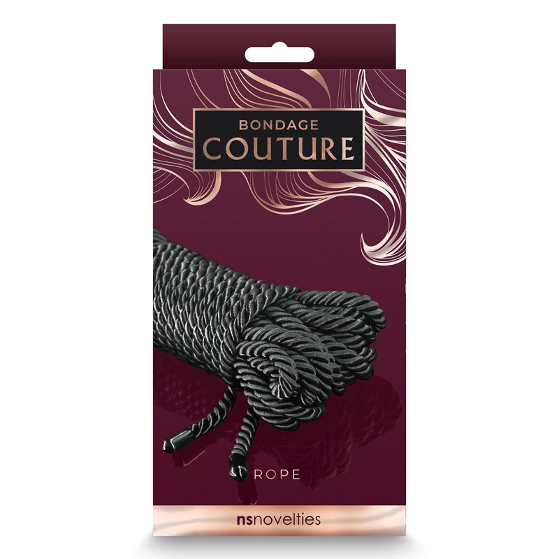 Веревка для бондажа NS Novelties BONDAGE COUTURE ROPE BLACK