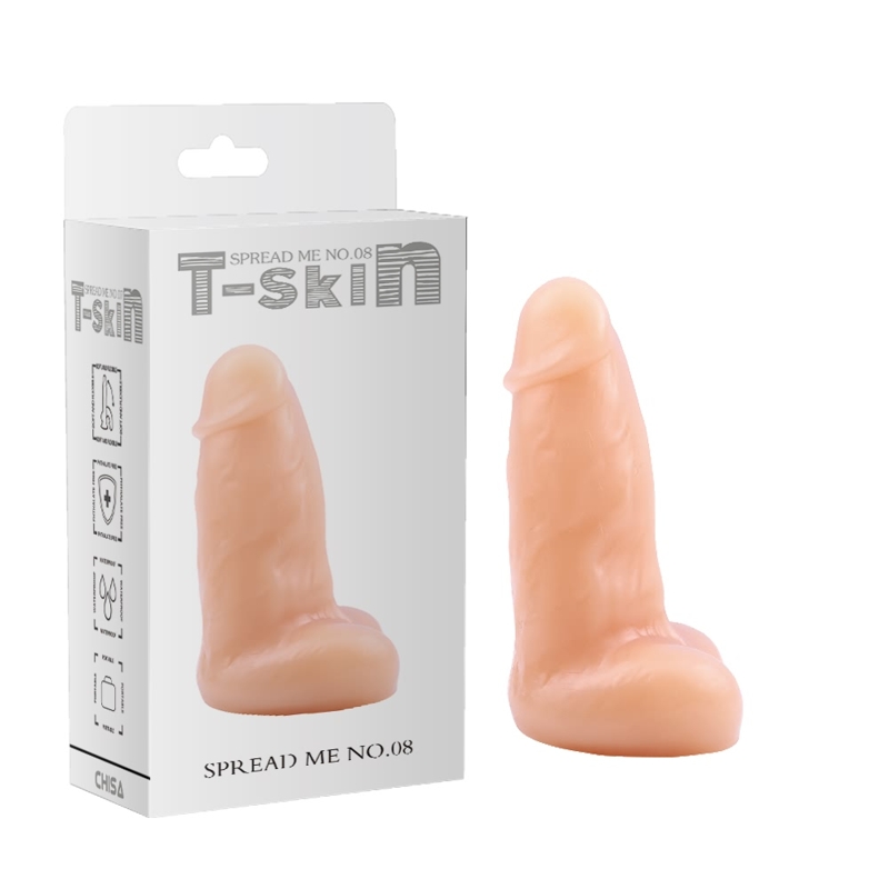 Фалоімітатор реалістичний Chisa T-Skin невеликого розміру, тілесний