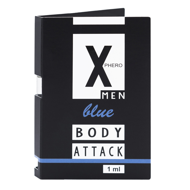 Пробник духи с феромонами мужские X-PHERO MEN BLUE 1ml.