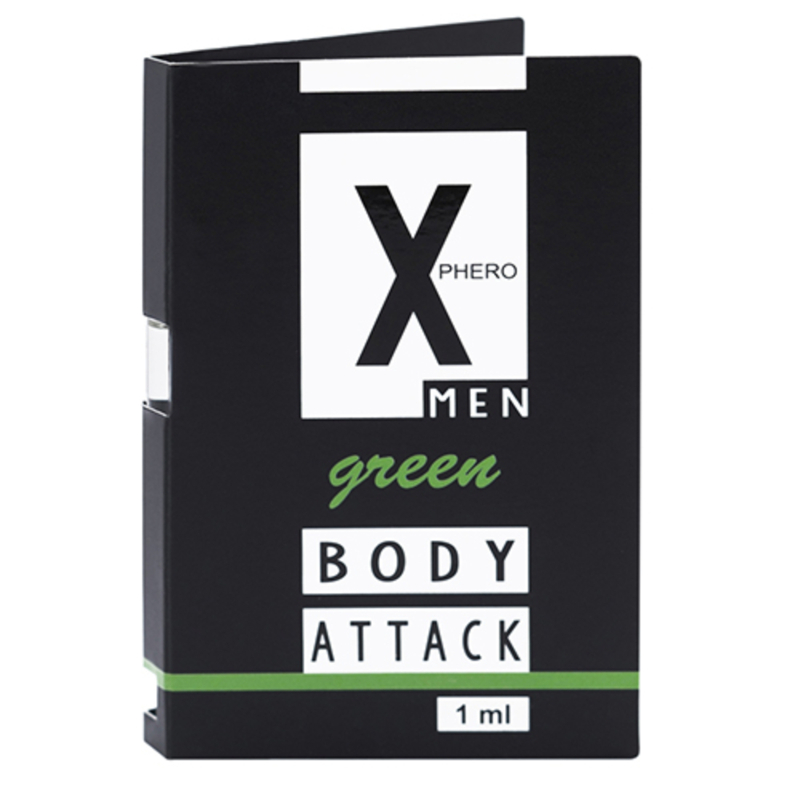 Пробник духи с феромонами мужские Aurora X-PHERO MEN Grreen 1ml.