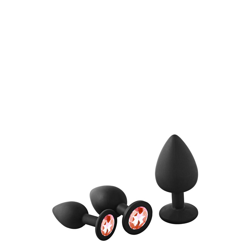 Набор анальных пробок Dream Toys Fantasstic Red Stone