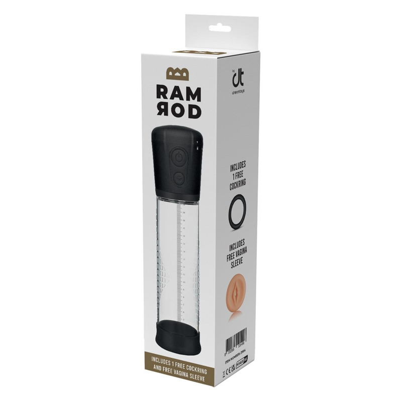 Вакуумная помпа Dream Toys RAMROD AUTOMATIC PENIS PUMP Вакуумная помпа Dream Toys RAMROD AUTOMATIC PENIS PUMP