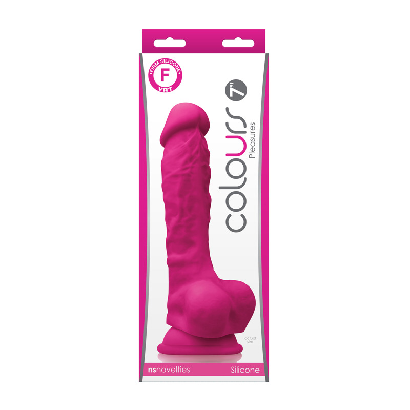 Фаллоимитатор силикон NS Novelties COLOURS PLEASURES 7