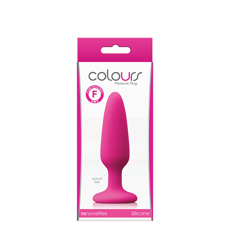 Анальная пробка силикон NS Novelties COLOURS PLEASURES SMALL PLUG PINK