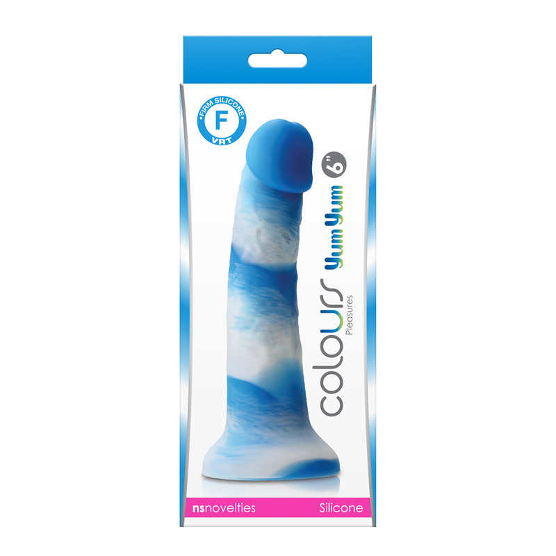 Фаллоимитатор силикон NS Novelties COLOURS PLEASURES YUM 6
