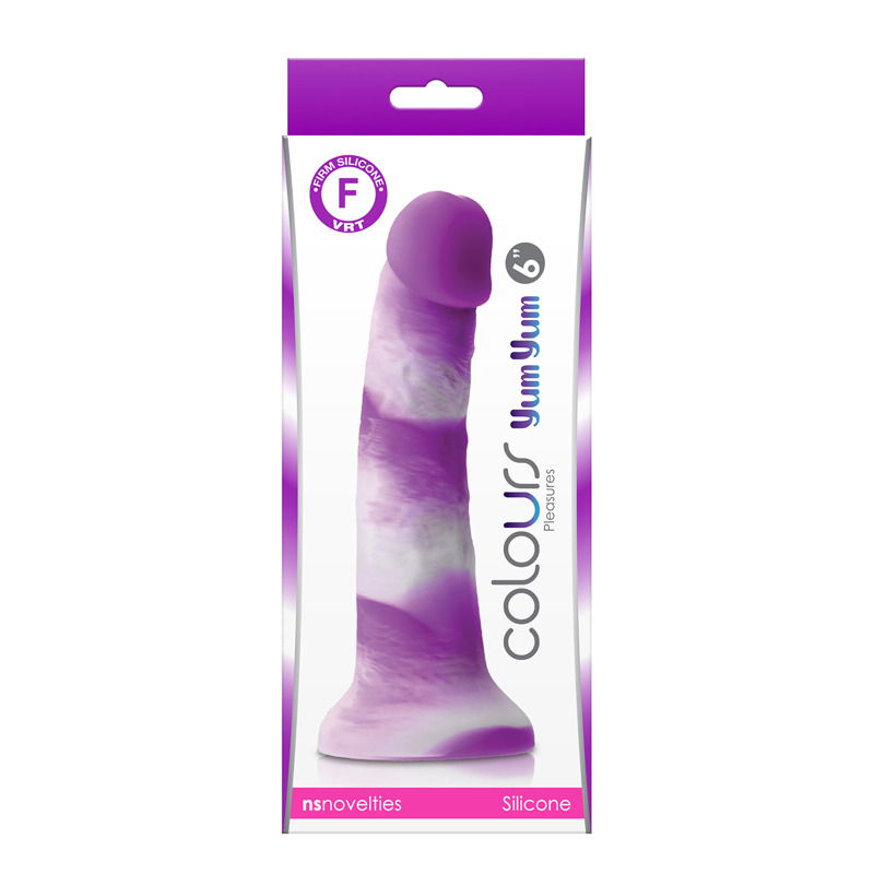 Фаллоимитатор силикон NS Novelties COLOURS PLEASURES YUM 6