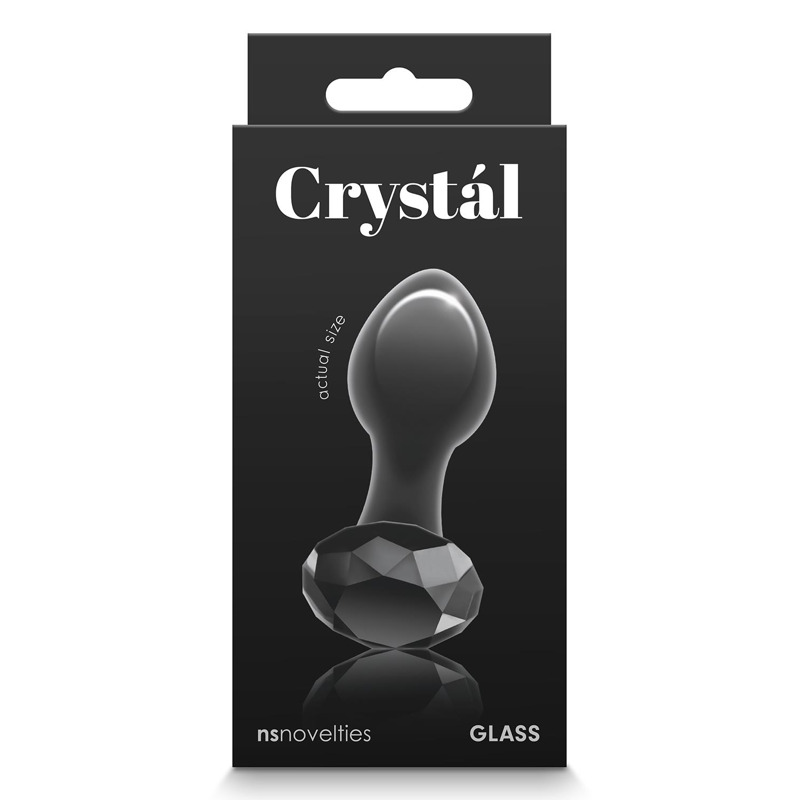 Стеклянная пробка NS Novelties CRYSTAL GEM BLACK