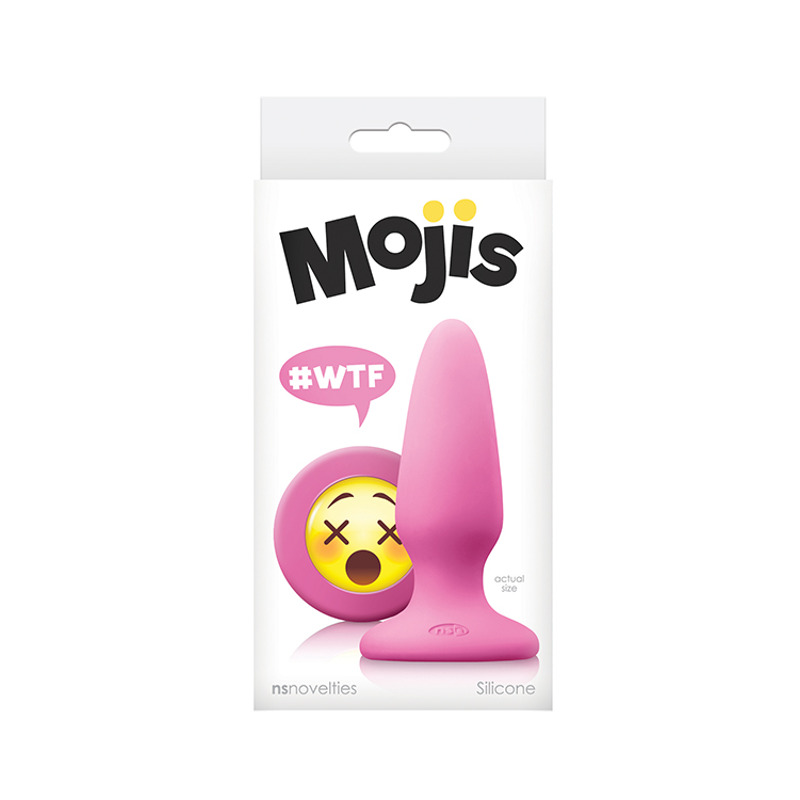 Анальная пробка NS Novelties MOJIS WTF MEDIUM PINK
