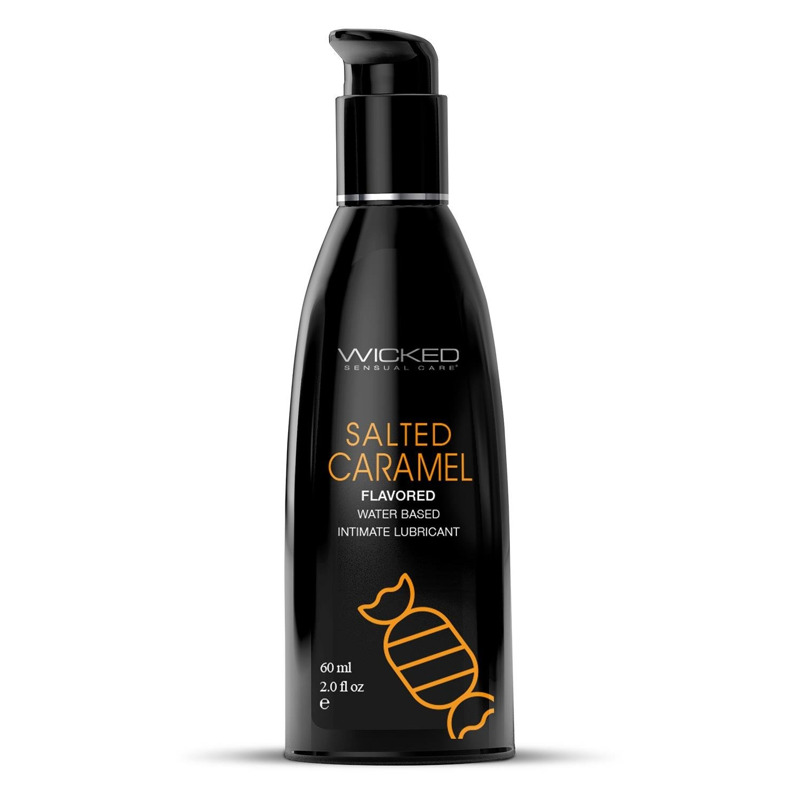 Съедобный лубрикант со вкусом карамели WICKED AQUA 60ML