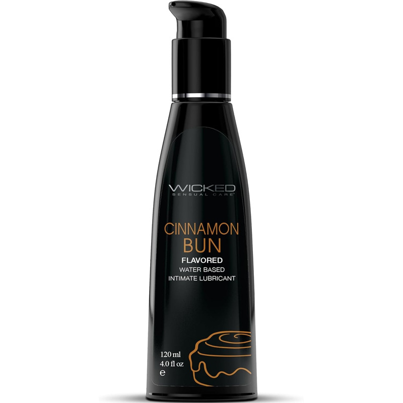 Съедобный лубрикант со вкусом булочки с корицей WICKED AQUA 120ML