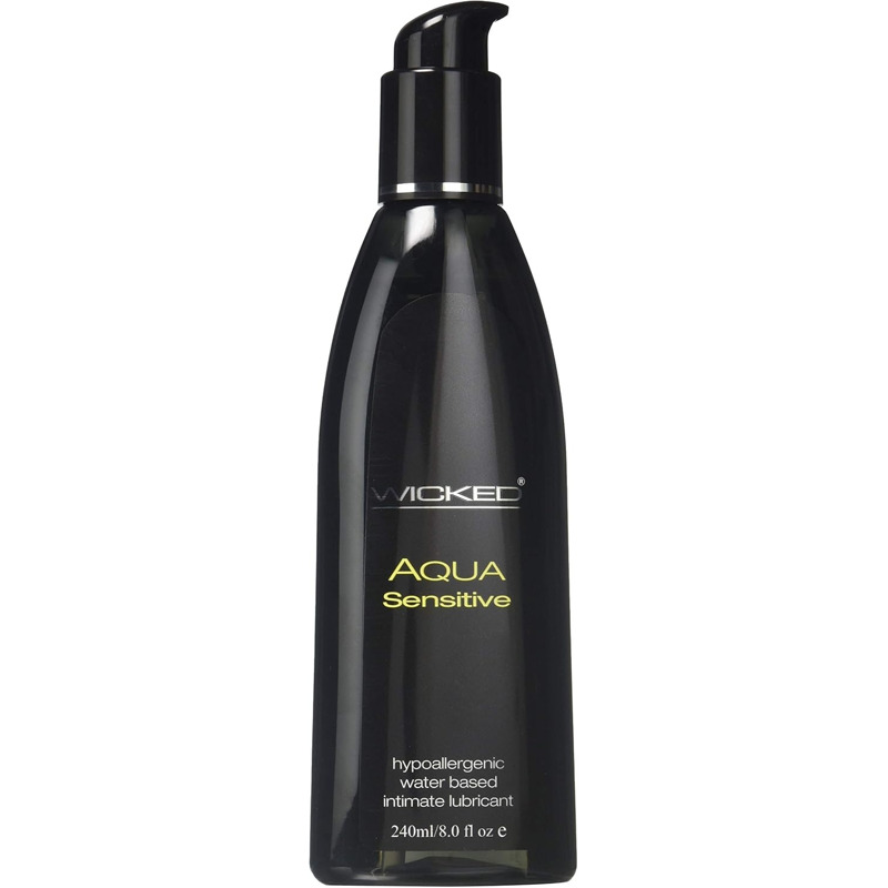 Лубрикант на водной основе гипоаллергенный без глицерина WICKED AQUA SENSITIVE 240ML