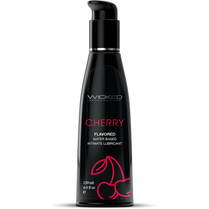 Съедобный лубрикант со вкусом вишни WICKED AQUA 120ML