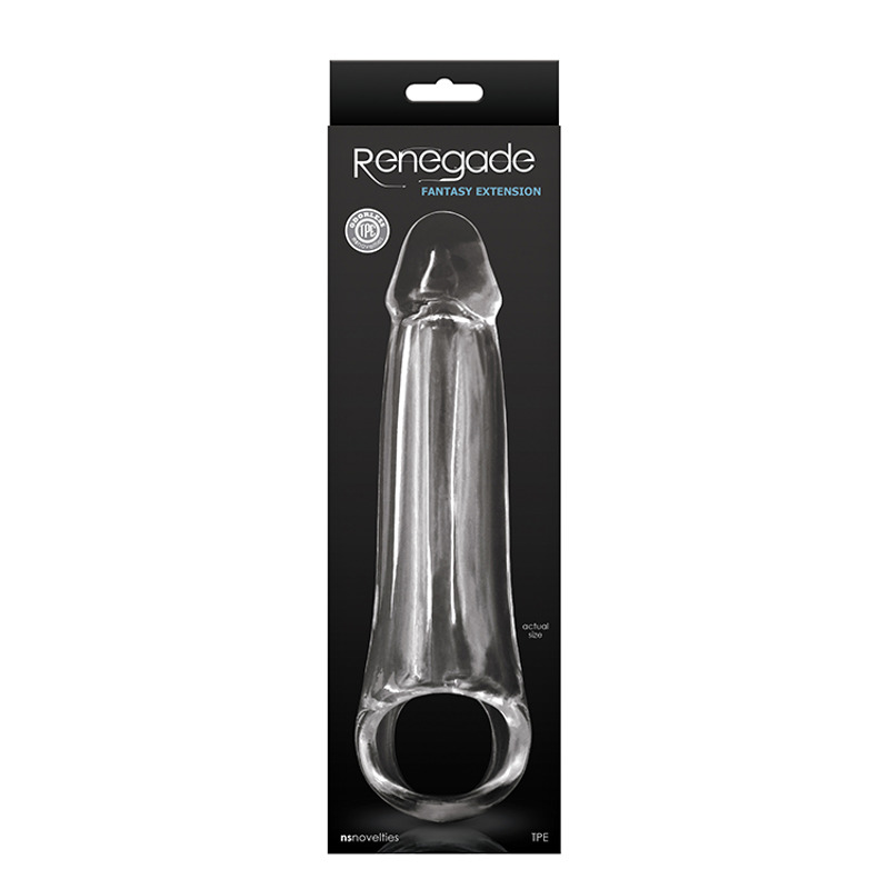 Насадка на пенис RENEGADE FANTASY EXTENSION LG CLEAR