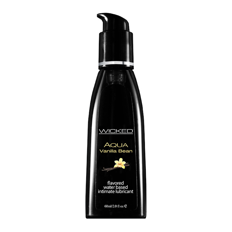 Съедобный лубрикант со вкусом ванили WICKED AQUA 60ML