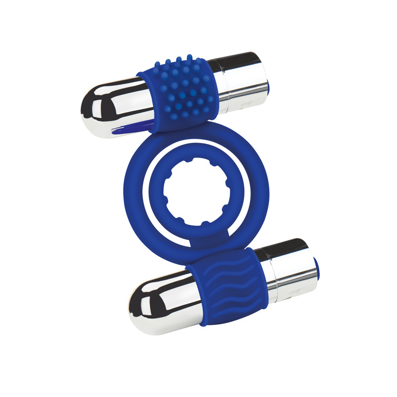 Эрекционное кольцо с вибрацией ZOLO DUO VIBRATING C-RING