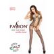 Бодистокинг Passion BS013 black, комбинезон, имитация чулок и пояса