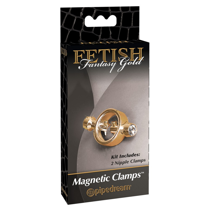 Золотые зажимы для сосков Pipedream Fetish Fantasy Gold, золотистые