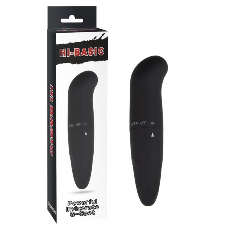 Міні-вібромасажер Chisa Hi-Basic Powerful Invigorate G-Spot для точки G, чорний